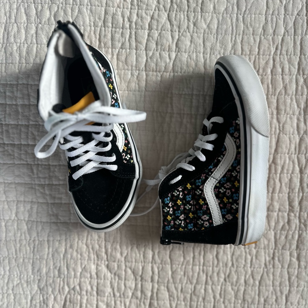 Vans Kids Floral High-Top Sneakers